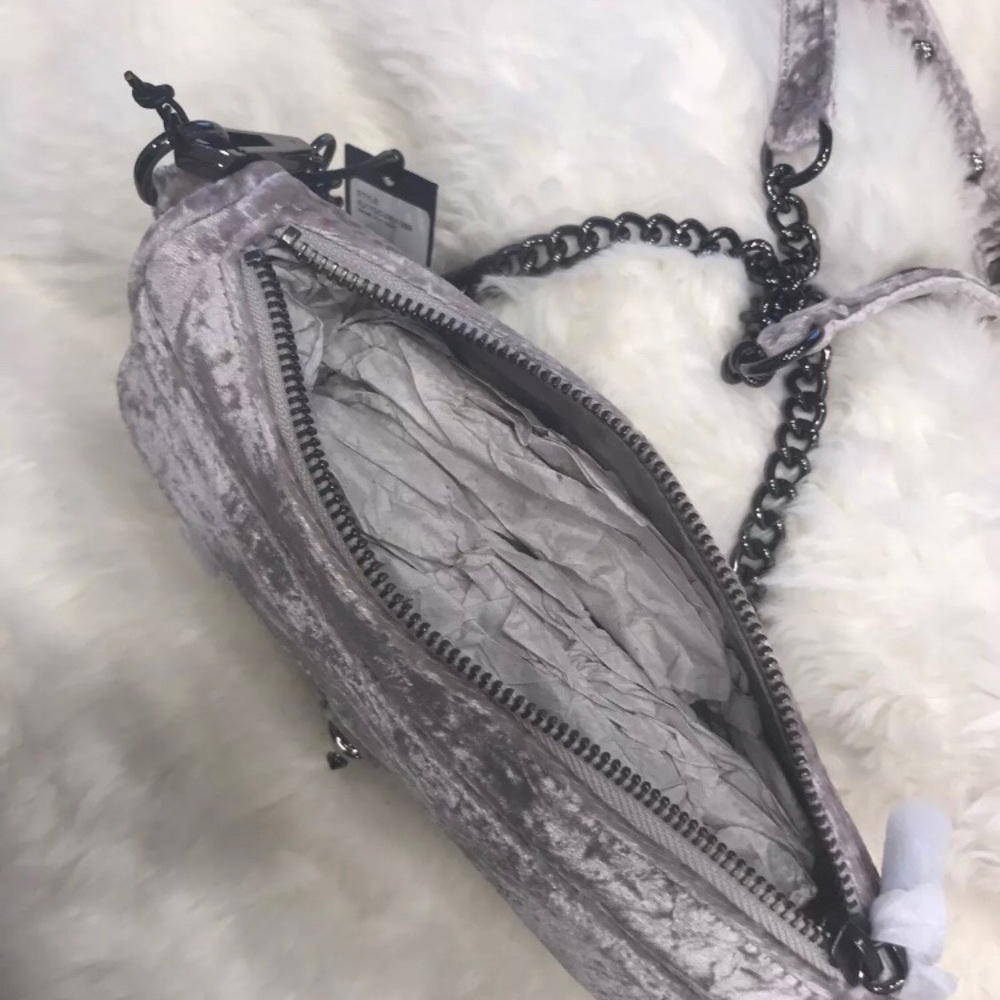 Rebecca Minkoff Purse Cross Body Mini MAC Velvet - Picture 8 of 8